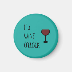 Wine O'Clock Magneet