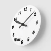 Wine O'Clock Ronde Klok (Hoek)