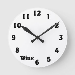 Wine O'Clock Ronde Klok