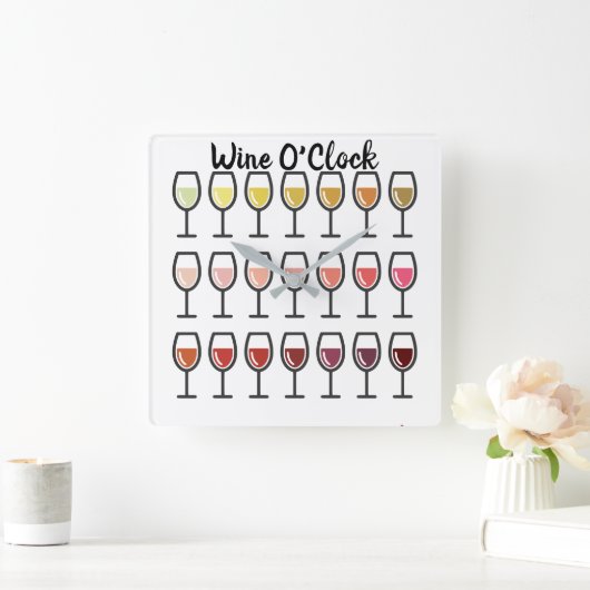 Wine O'Clock Wall klok (Huis)