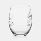 Wine O'Clock Wijnglas Zonder Voet (Links)