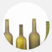 Wine Oh! Ronde Sticker (Voorkant)