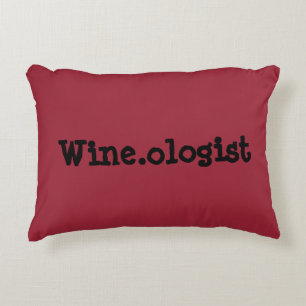 Wine.ologist Quote Accent Pillow Kussen