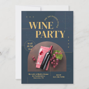 Wine Party uitnodiging