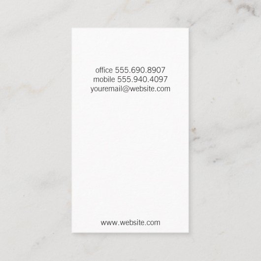 Wine Pour Splash | Rode wijnflessen Visitekaartje (Achterkant)