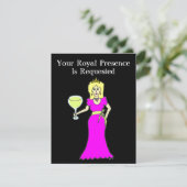 Wine Princess Gathering Kaart (Staand voorkant)