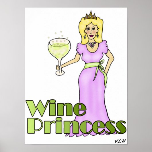Wine Princess Poster (Voorkant)