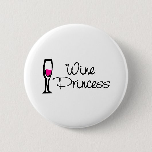 Wine Princess Ronde Button 5,7 Cm (Voorkant)