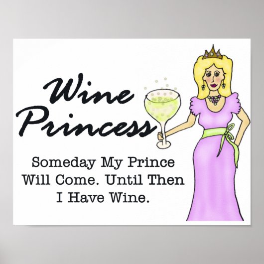 Wine Princess Someday... Poster (Voorkant)