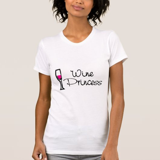 Wine Princess T-shirt (Voorkant)