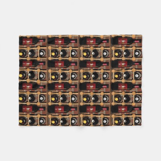 Wine Rack Fleece Blanket (Voorkant (Horizontaal))