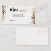 Wine Raffle Ticket-kerstVrijgezellenfeest Plaatskaartje (Voorkant / Achterkant)