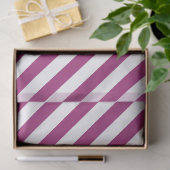 Wine Red and White Striped Tissuepapier (Geschenk)