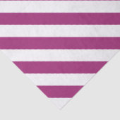 Wine Red and White Striped Tissuepapier (Detail)