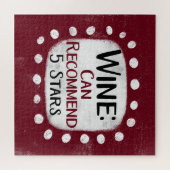 Wine Review 5-sterren puzzel (Horizontaal)