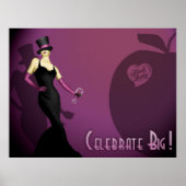 Wine Roze Lady Poster (Voorkant)
