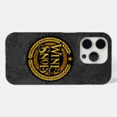 Wine Snob Hoesje-Mate iPhone Case (Achterkant (horizontaal))
