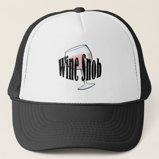 Wine Snob Trucker Pet (Voorkant)