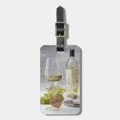 Wine Sommelier Vine Lover Bottle Grape Design Bagagelabel (Voorkant verticaal)