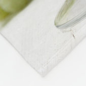 Wine Sommelier Vine Lover Bottle Grape Design Fleece Deken (Hoek)