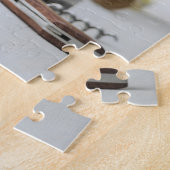 Wine Sommelier Vine Lover Bottle Grape Design Legpuzzel (Zijkant)