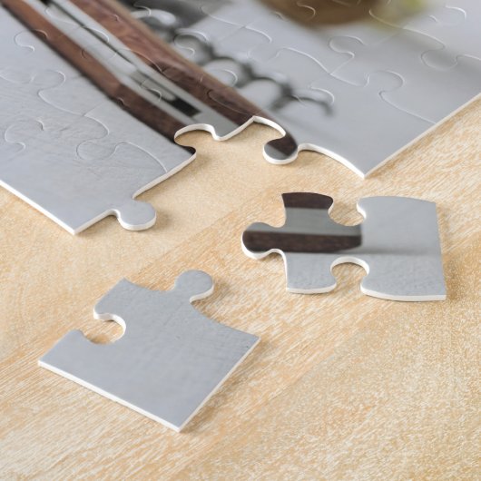 Wine Sommelier Vine Lover Bottle Grape Design Legpuzzel (Zijkant)