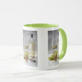 Wine Sommelier Vine Lover Bottle Grape Design Mok (Voorkant rechts)