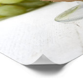 Wine Sommelier Vine Lover Bottle Grape Design Poster (Hoek)