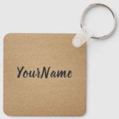 Wine Sommelier Vine Lover Bottle Grape Design Sleutelhanger (Achterkant)