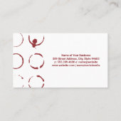 Wine Stain | Achtergrond Visitekaartje (Achterkant)