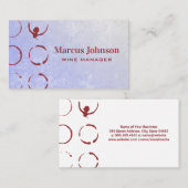 Wine Stain | Achtergrond Visitekaartje (Voorkant / Achterkant)