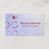 Wine Stain | Achtergrond Visitekaartje (Voorkant)