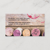 Wine Stain | Kerken op tafel Visitekaartje (Achterkant)