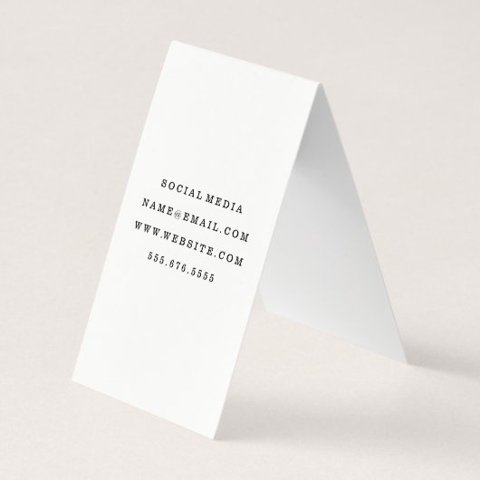 Wine Stain | WATERVERF | Cheers Visitekaartje (Achterkant)