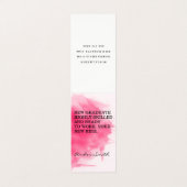 Wine Stain | WATERVERF | Cheers Visitekaartje (Buitenkant ongevouwen)