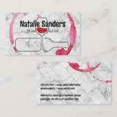 Wine Stain | Winnerij-Logo Visitekaartje (Voorkant / Achterkant)