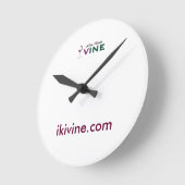 Wine Stand VINE オリジナルロゴ時計 Ronde Klok (Hoek)