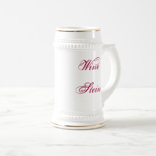 Wine Stein Bierpul (Voorkant rechts)