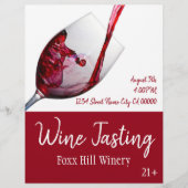 Wine Tasting Flyer (Voorkant)