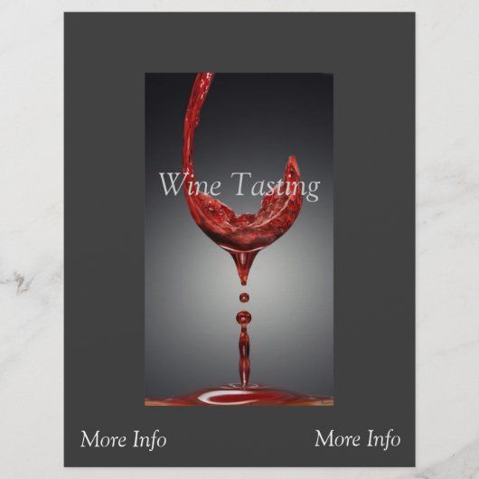 Wine Tasting Flyer (Voorkant)