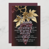 Wine Tasting Invitation Kaart (Voorkant / Achterkant)