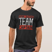 Wine Tasting Team Captain Red White Wine T-shirt (Voorkant)
