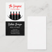 Wine Tastings | Bottles and Glasses  Visitekaartje (Voorkant / Achterkant)