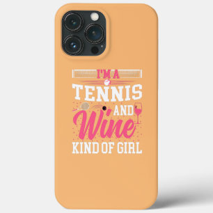 Wine Tennis Lover Vrouwen Ik ben een Tennis en Wij Case-Mate iPhone Case