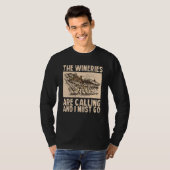 Wine The Wineries Are Calling And I Must Go Wine T-shirt (Voorkant volledig)