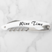 Wine Time Corkschroef Kurkentrekker (Achterkant)