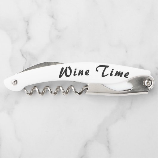 Wine Time Corkschroef Kurkentrekker (Achterkant)