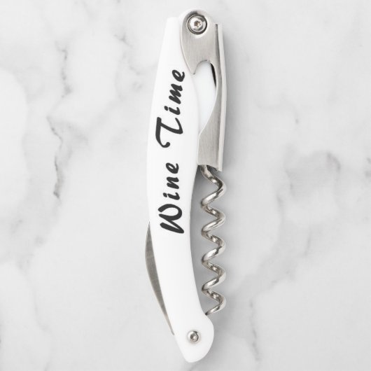 Wine Time Corkschroef Kurkentrekker (Achterkant)