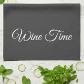 Wine Time Kitchen Towel Theedoek (Gevouwen)
