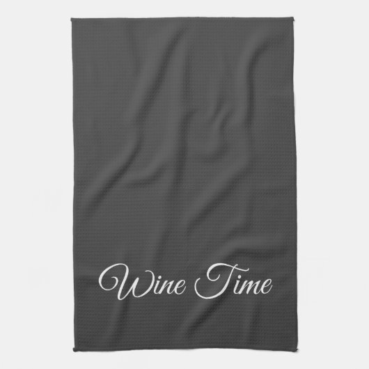 Wine Time Kitchen Towel Theedoek (Verticaal)